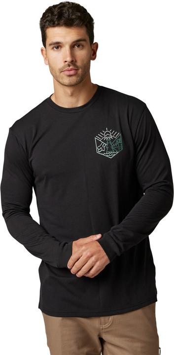 Actual product image Fox Tee 22 Caveaut Ls Tech Blk XL (XL)