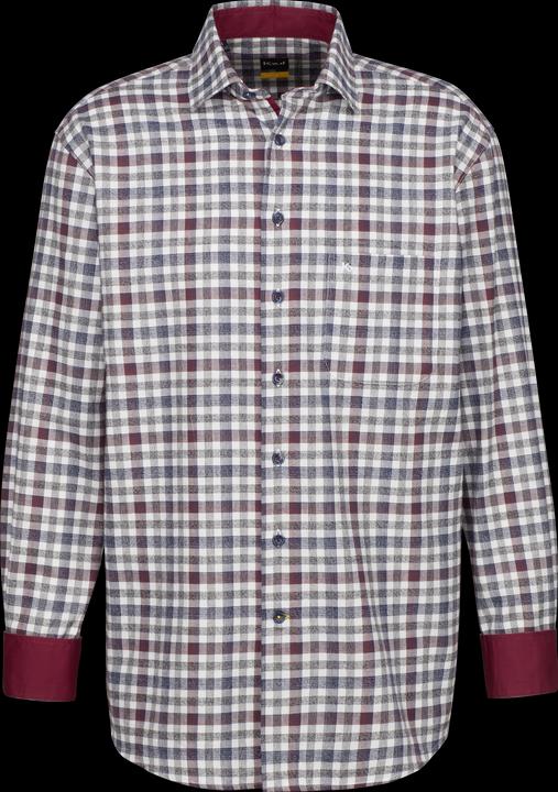 Kauf Verona Kent modern fit Langarm mit Kontrast in Leichtflanell