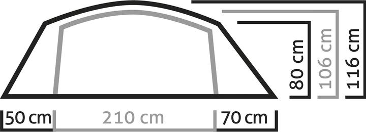 Actual product image Salewa Sierra Leone (Dome tent, 2.90 kg, 2 persons)