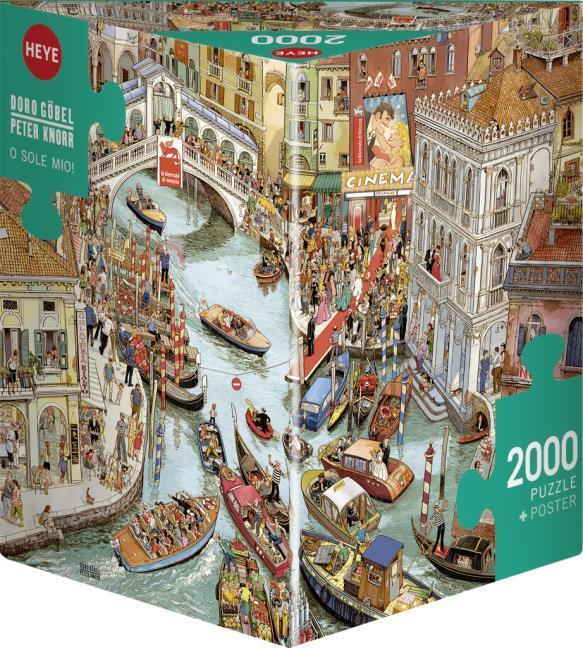 Actual product image Heye O Sole Mio! Triangular (2000 pieces)