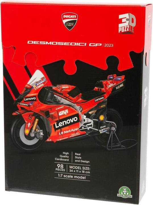 Actual product image Grandi Giochi PUZZLE 3D - DUCATI DESMOSEDICI 120 pz. (120 pieces)