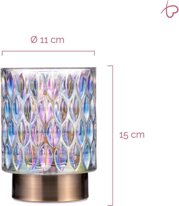 Produktbild Pauleen Mobile Tischleuchte Clear Glamour (25 lm, E14)
