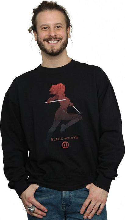 Immagine prodotto Black Widow Silhouette Felpa Uomo (L)