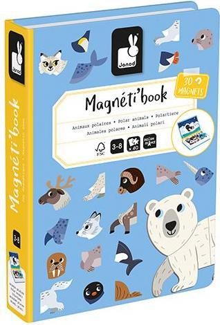 Image du produit Janod Livre magnétique Animaux Polaires (Allemand, Français, Anglais, Espagnol, Italien)