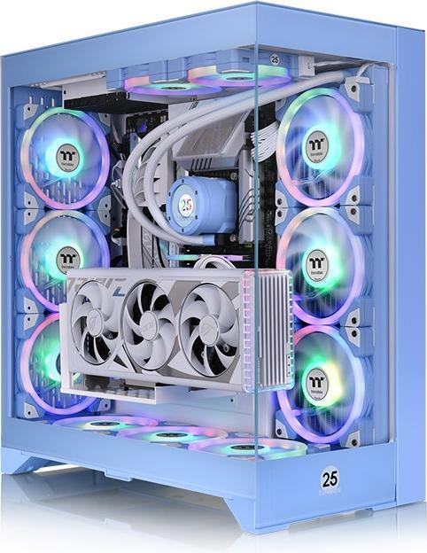 Actual product image Thermaltake CTE E600 MX Hydrangea Blue (mATX, Mini-ITX, ATX, E-ATX)