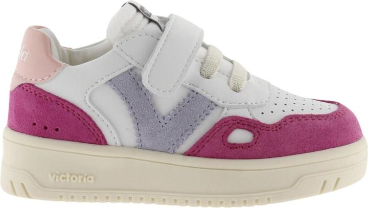 Produktbild Victoria Sneakers mit nur einem Riemen aus mehrfarbigem Spaltleder für Kinder er (31)