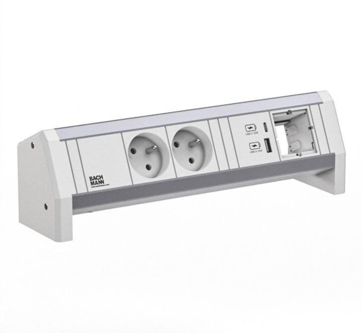 Bachmann BACH socket strip (2 x, CEE 7/5, CEE 7/3, 0.28 m)