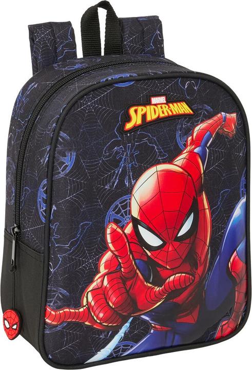 Actual product image Spiderman Schulrucksack Spider-Man Attack Schwarz 22 x 27 x 10 cm