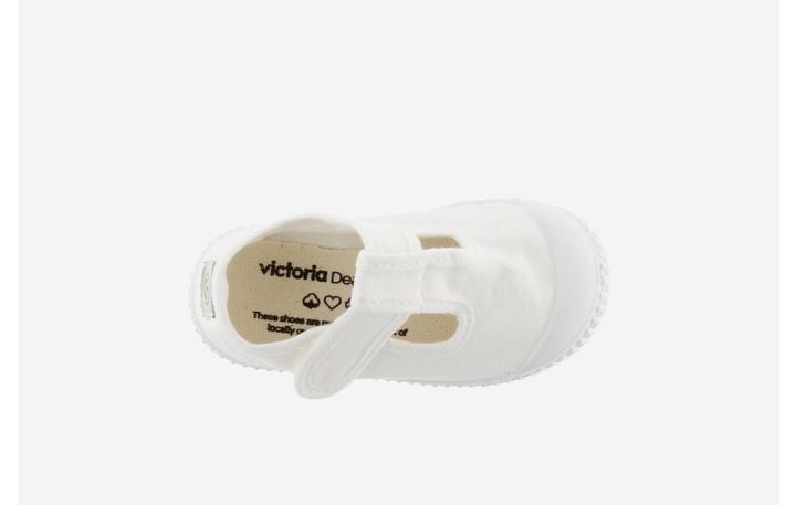 Produktbild Victoria klett-schuhe für kinder 1915 toile teintée (26)