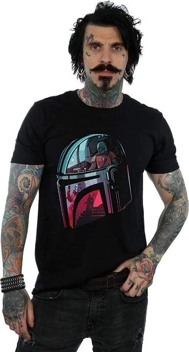 Image du produit Star Wars Mandalore Helmet Reflection Tshirt (XXL)