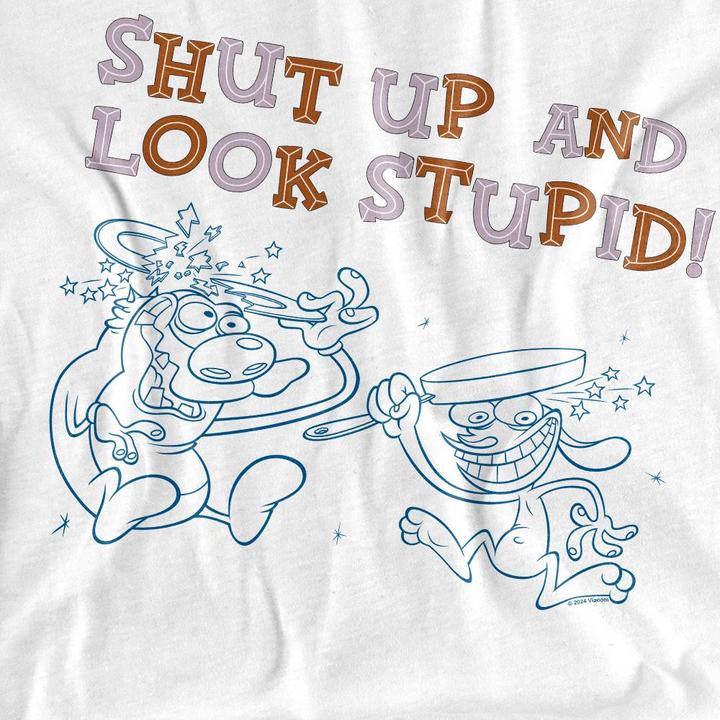 Produktbild Ren & Stimpy Shut Up And Look Stupid! TShirt (M)