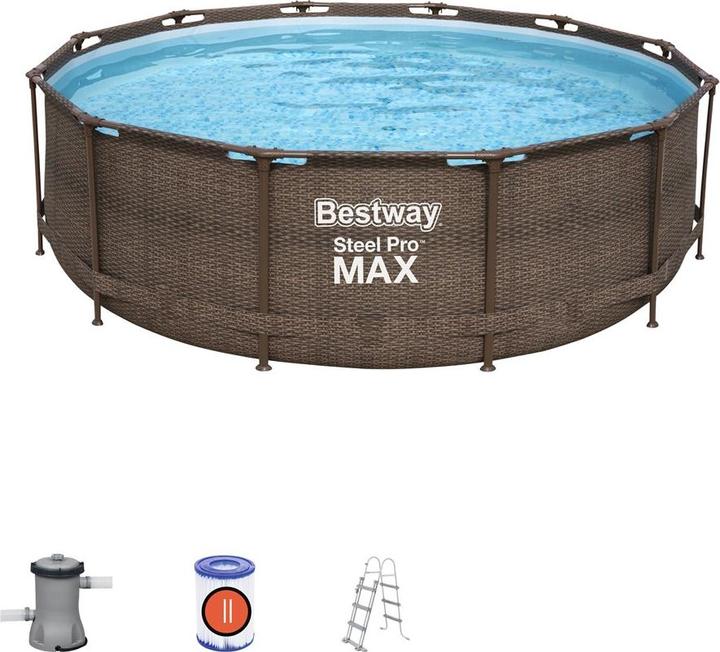 Bestway Acciaio Pro Max Pool Set Deluxe (Ø 366 x 100 cm)