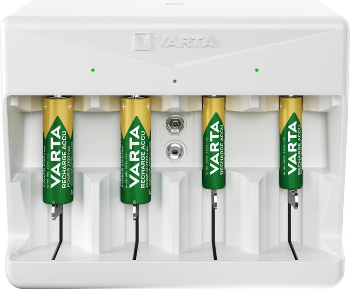 Image du produit Varta Chargeur universel (1 pcs, D, AAA, AA, C, 9V Block, 1600 mAh, Chargeurs sans batterie)