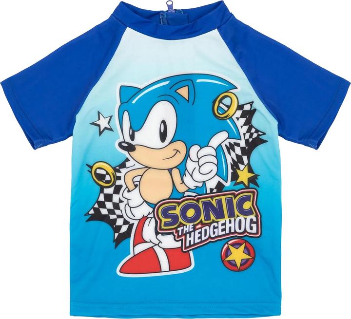 Sonic The Hedgehog Boys Ring Two-Piece Swimsuit