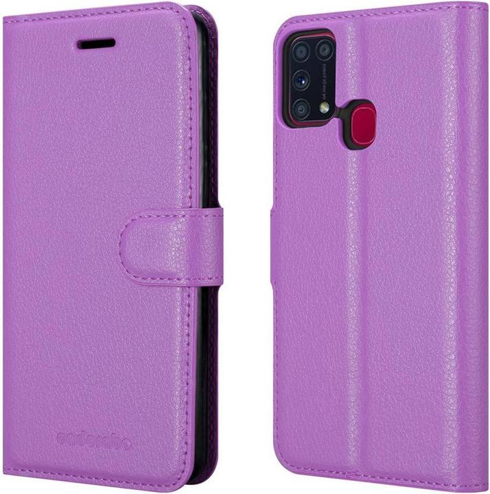 Actual product image Cadorabo Book with stand function cover (Samsung Galaxy M31)