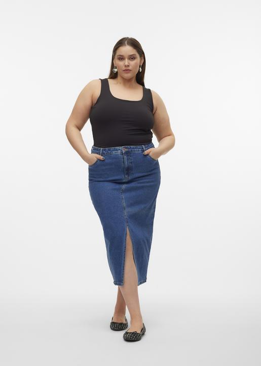 Produktbild Vero Moda VMCVERI Hohe Taille Langer Rock Jeansrock (48)