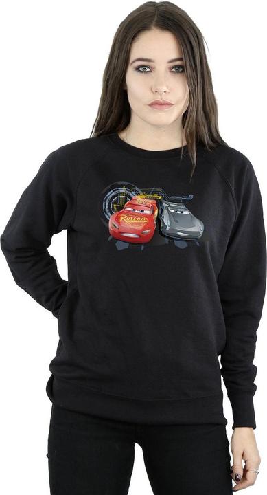 Actual product image Disney Womens/Ladies Cars Lightning Vs Storm Sweatshirt (M)