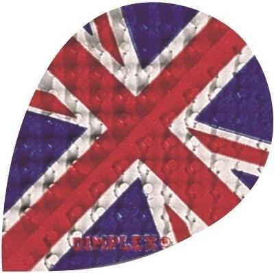 Produktbild Harrows Dart Flights Dimplex Pear Union Jack