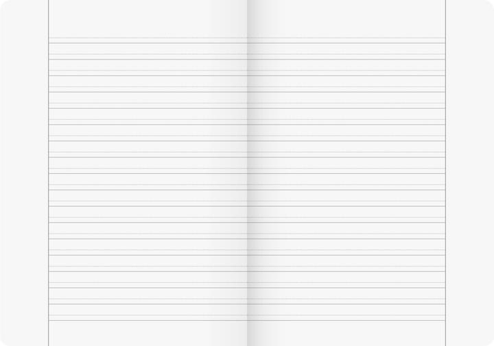 Valeurs nutritives et ingrédients Cahier d'école Vivendi Ligné dm DIN A4 Marge extérieure, 16 feuilles (A4, À rayures)
