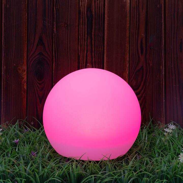 Immagine prodotto Casativo Mappamondo illuminato a LED con telecomando, a energia solare, RGBW, 60 Lu, IP67, 20 cm (60 lm, IP67)