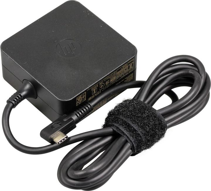 Actual product image HP Adapter 5V,12V,15V 45W USB-C (No Cord) includes power cable (45 W)