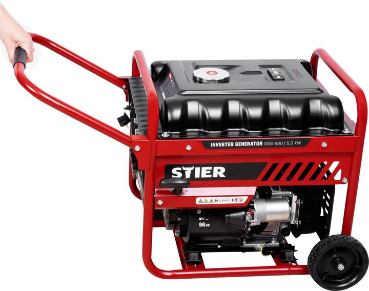 Produktbild Stier Inverter Stromerzeuger SNS-500 5,0 kW 75 dB(A) (18 l)
