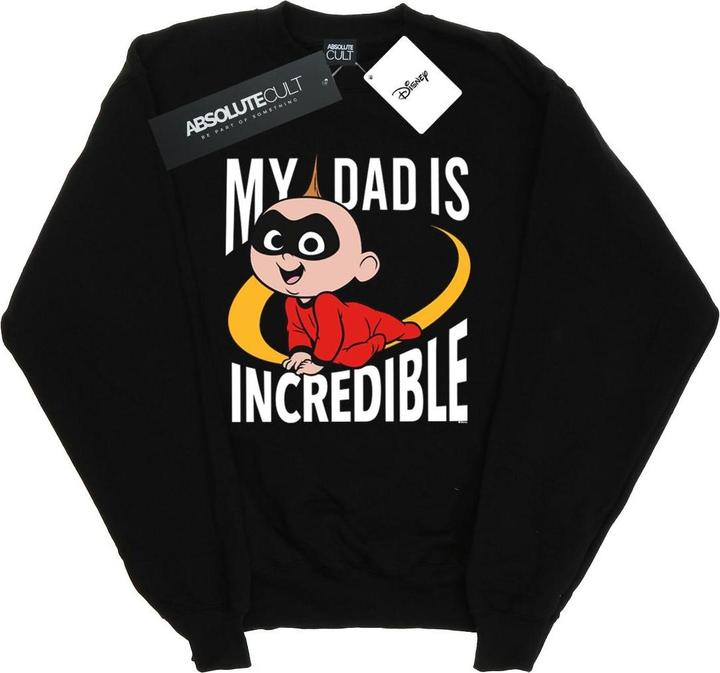 Actual product image Disney Boys The Incredibles My Dad Mr Incredible Sweatshirt (140, 146)