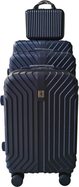 Actual product image NTK-Collection Hartschalenkoffer 4er-Set Mabell Blau (115 l, M (50 - 90l), L (90 - 115l), XL (from 140l))
