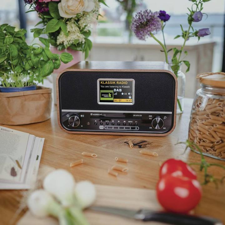 Productafbeelding Albrecht DR 870 CD DAB+ Seniorenradio (DAB+, VHF, Bluetooth)