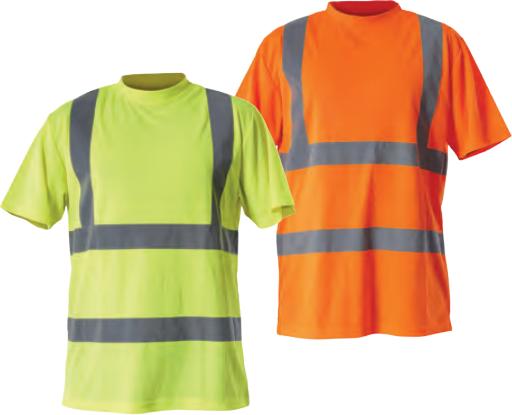 Lahti Pro Koszulka T-shirt ostrzegawcza rozmiar XXL żółta (L4020805) (XXL)