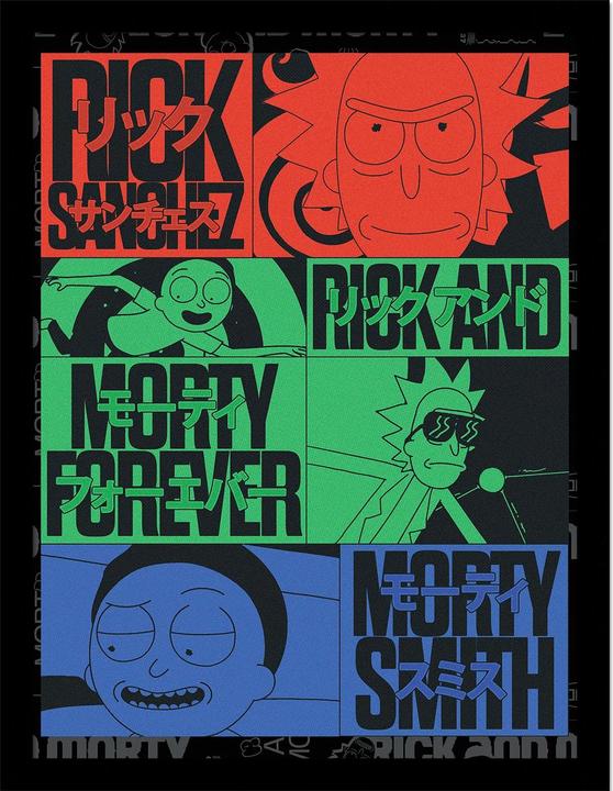 Image du produit Rick And Morty - Impression encadrée FOREVER (40 x 30 cm)