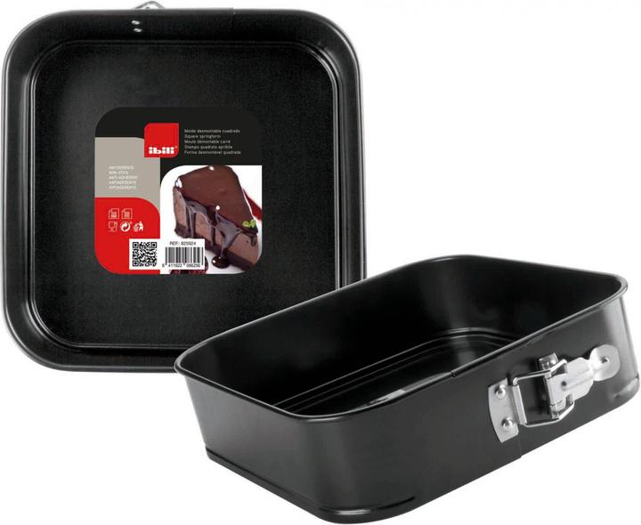 Produktbild Ibili Kuchenform quadratisch Moka 24 x 24 x 7 cm Ideal für die Herstellung von quadratischen Kuchen (576 cm)