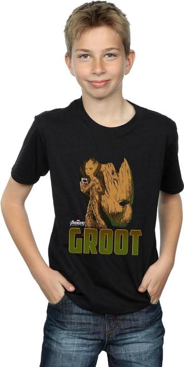 Immagine prodotto Avengers Infinity War Groot Character Maglietta Ragazzi (140, 146)