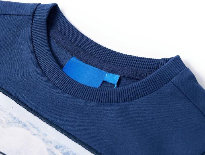 Immagine prodotto VidaXL Camicia da bambino a maniche lunghe blu denim 92,Materiale: 100 (92)