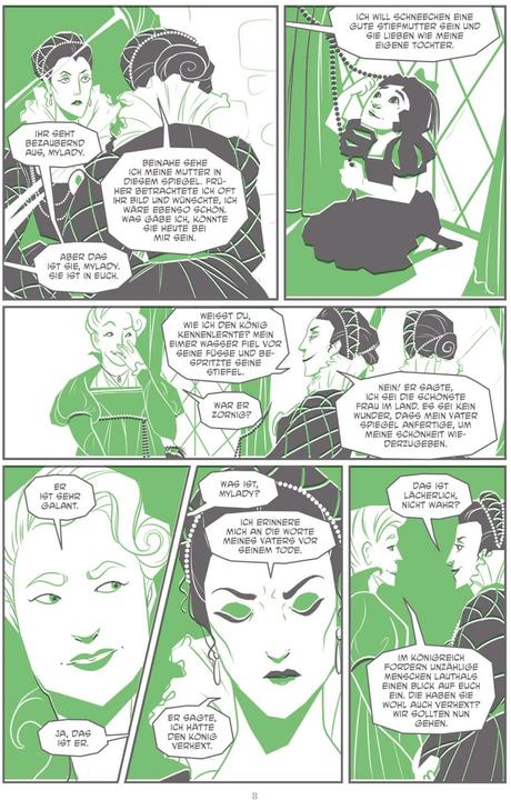 Actual product image Disney Villains Graphic Novels: Die Schönste im ganzen Land (German, Serena Valentino, Fiona Marchbank, 2024)