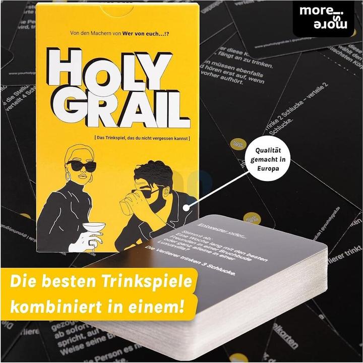 Immagine prodotto More is more HOLY GRAIL - Il gioco alcolico che non puoi dimenticare. (Tedesco)