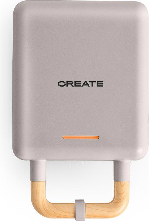 Image du produit Create STONE 2 IN 1 COMPACT - Four à sandwich et gaufrier