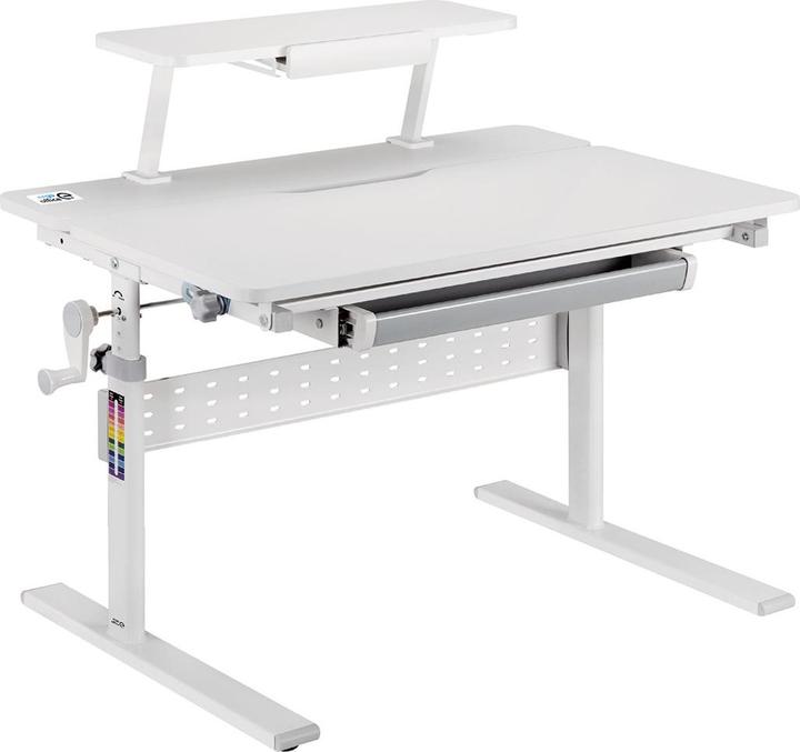 Produktbild Ergo Office Kinderschreibtisch höhenverstellbar grau max 40kg 900x600mm ER-483 (900 x 600 mm)