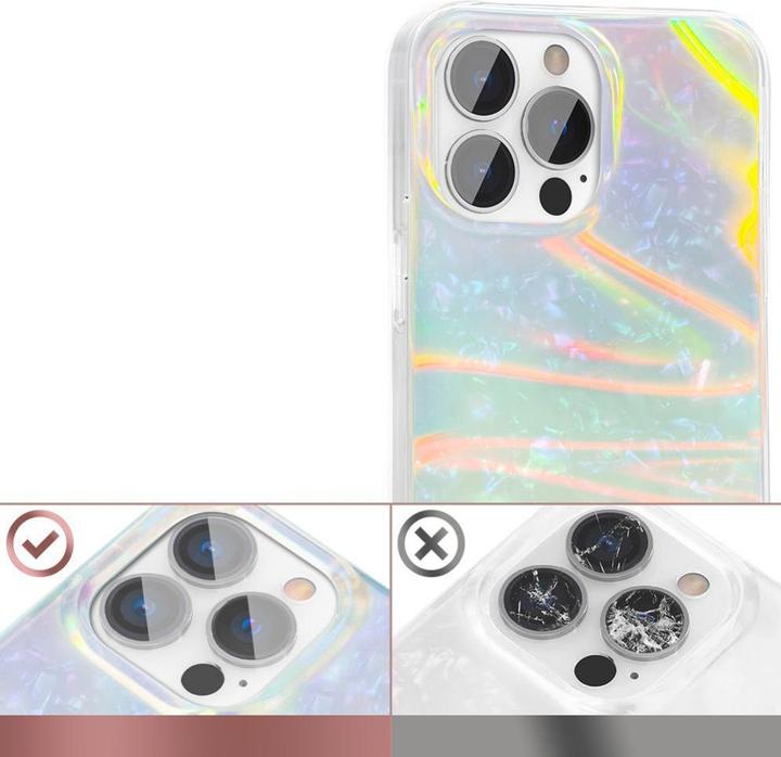 Produktbild Kingxbar Shell Series luxury elegant phone case for iPhone 13 Pro pearl color (Apple iPhone 13 Pro)