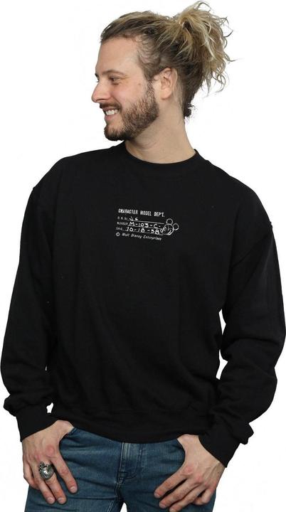 Actual product image Disney Mens Mickey Mouse Character Model Dept. Sweatshirt (L)