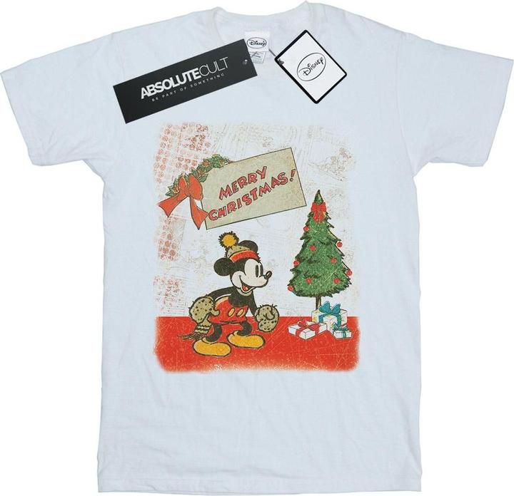 Disney Mickey Mouse Vintage Christmas TShirt (L)