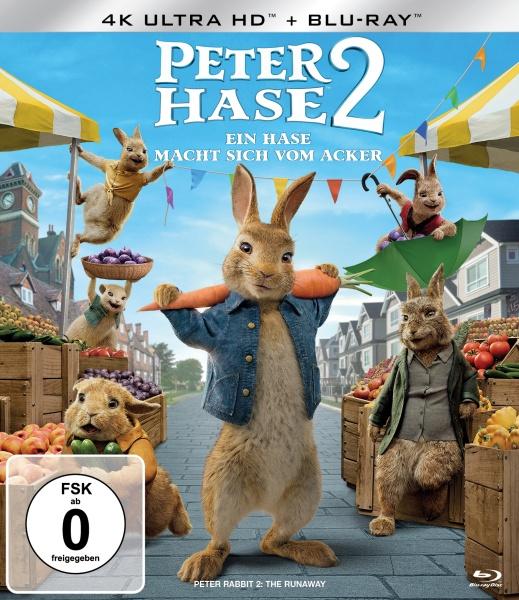 Produktbild Sony Peter Hase 2 - Ein Hase macht sich vom Acker - 4K (Blu-ray, 2021, Französisch, Englisch, Italienisch, Deutsch, Finnisch, Griechisch, Dänisch, Serbisch, Chinesisch, Arabisch)