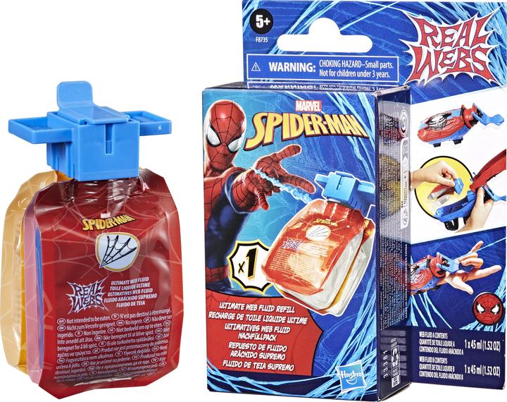 Actual product image Spiderman Marvel Spider-Man Real Webs Ultimate Web Fluid refill pack for the Real Webs Super Web Blaster