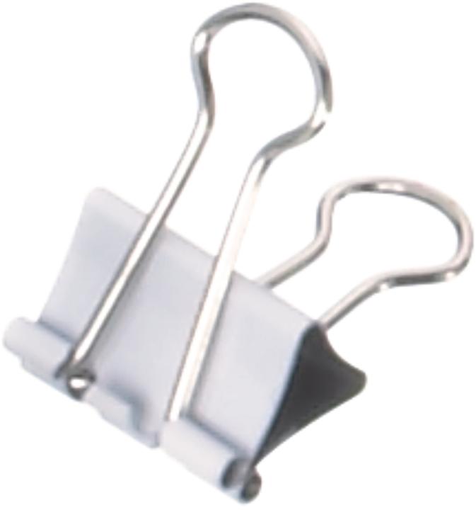 Immagine prodotto Maul y 214 Clip Foldback, bianca (L)19 mm Contenuto: 12 pezzi, larghezza di serraggio: 7 mm (12 x)