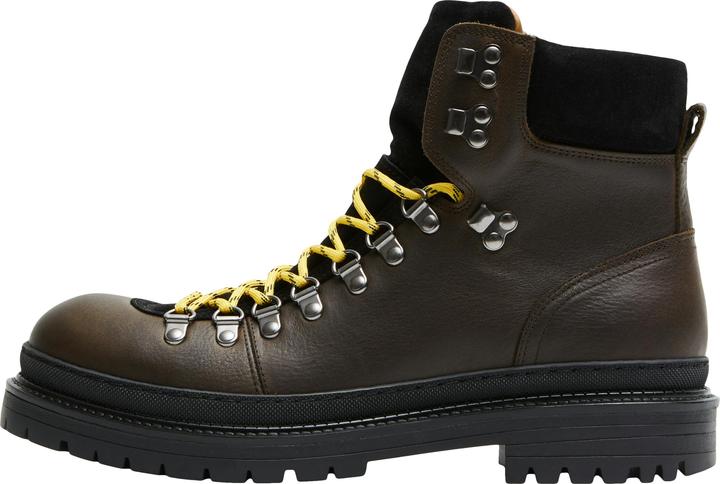 Selected Homme Leder Hiking Stiefel (40)