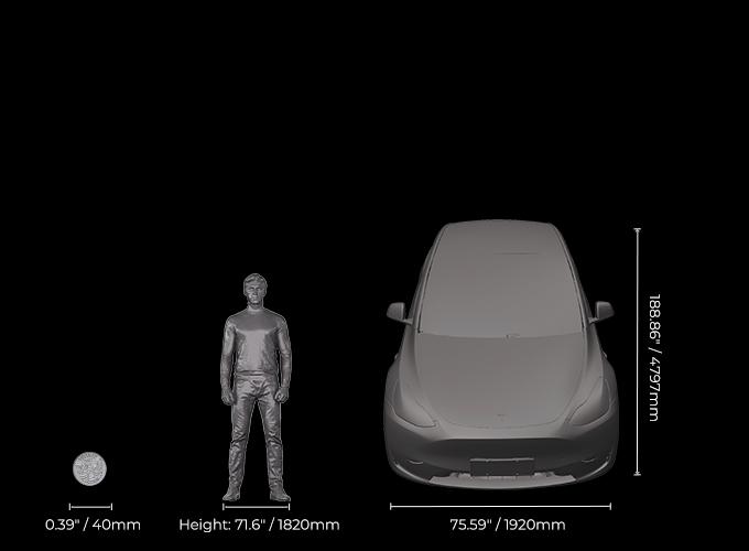 Actual product image Creality 3D scanner CR-Scan Raptor Pro