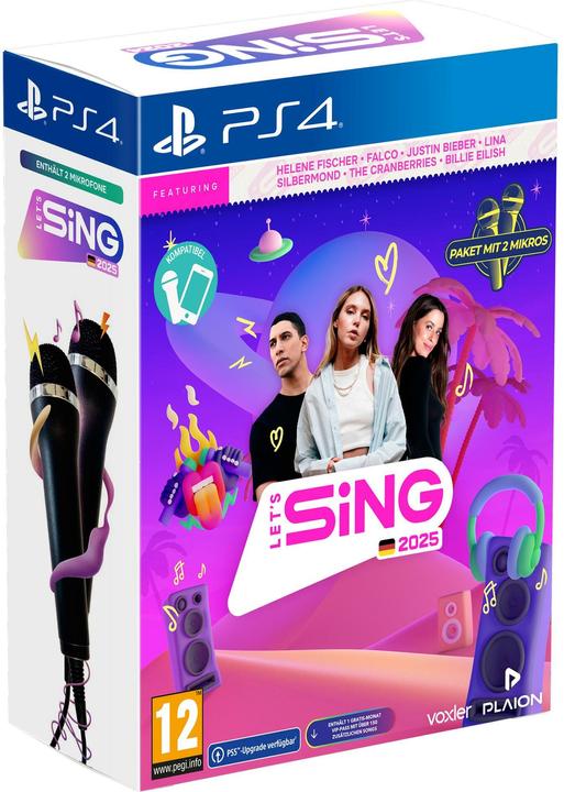 Immagine prodotto Plaion Cantiamo 2025 Versione tedesca (+ 2 microfoni) (PS4, DE)