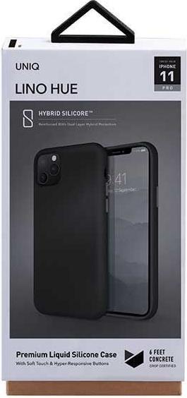 Actual product image Uniq Unique Lino Hue iPhone 11 Pro case black (Apple iPhone 11 Pro)