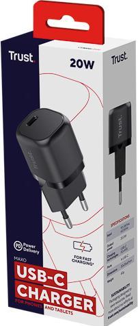 Immagine prodotto Trust Caricatore Maxo 20w USB-C Nero (20 W)