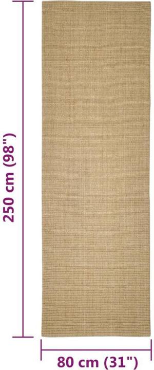 Immagine prodotto VidaXL Gatto (250 cm, Marrone chiaro)